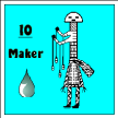 Key 10 of Water: Maker in Water -- The Brewer (Bright)